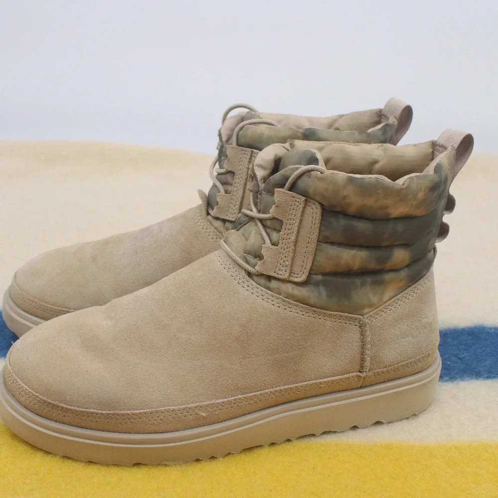 Mens Modern Classic Maxi Mini Lace Weather Boot Camo Smokescreen UGG 1143990